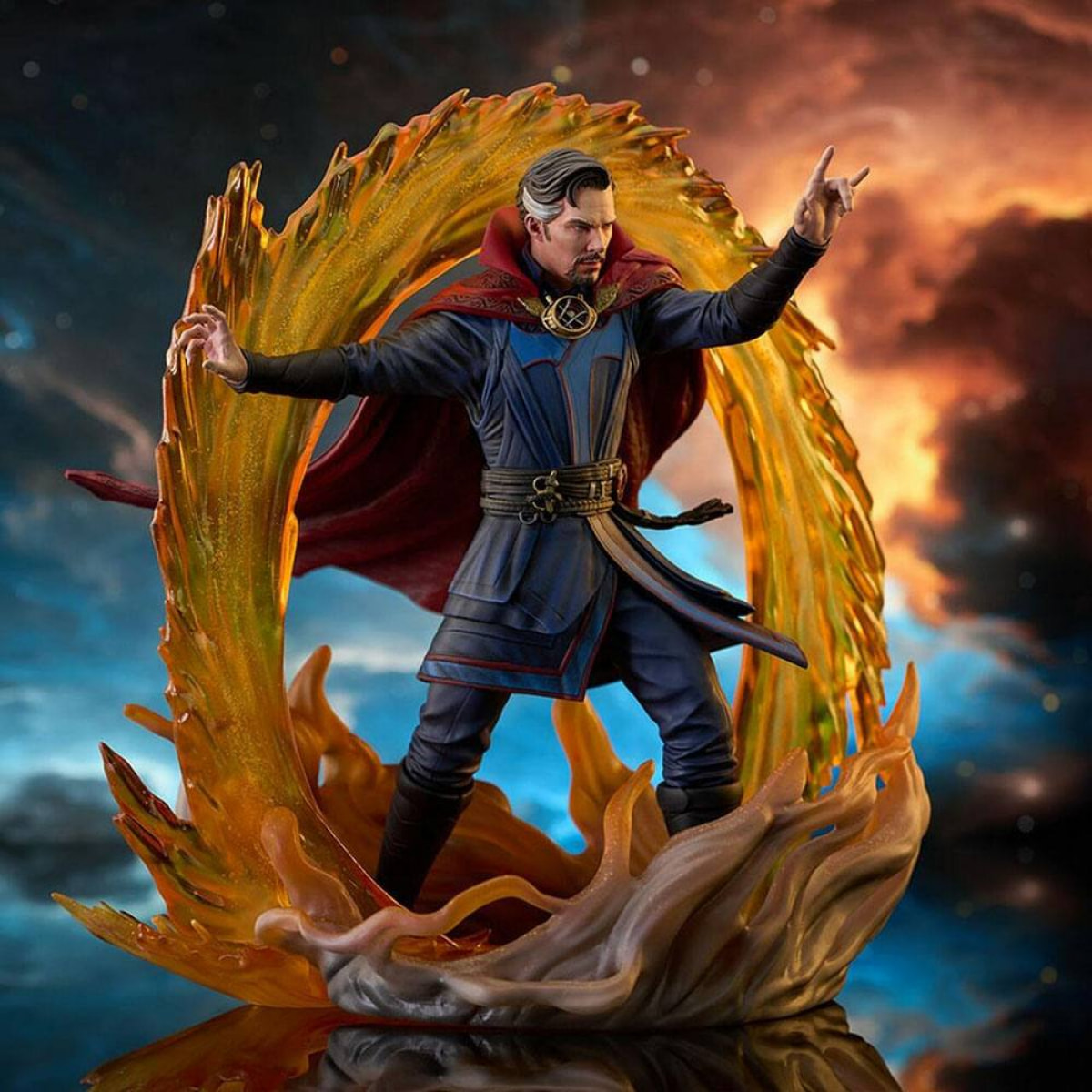 Doctor Strange In The Multiverse Of Madness Marvel Movie Gallery Pvc Statua Doctor Strange 25 Cm Diamond Select