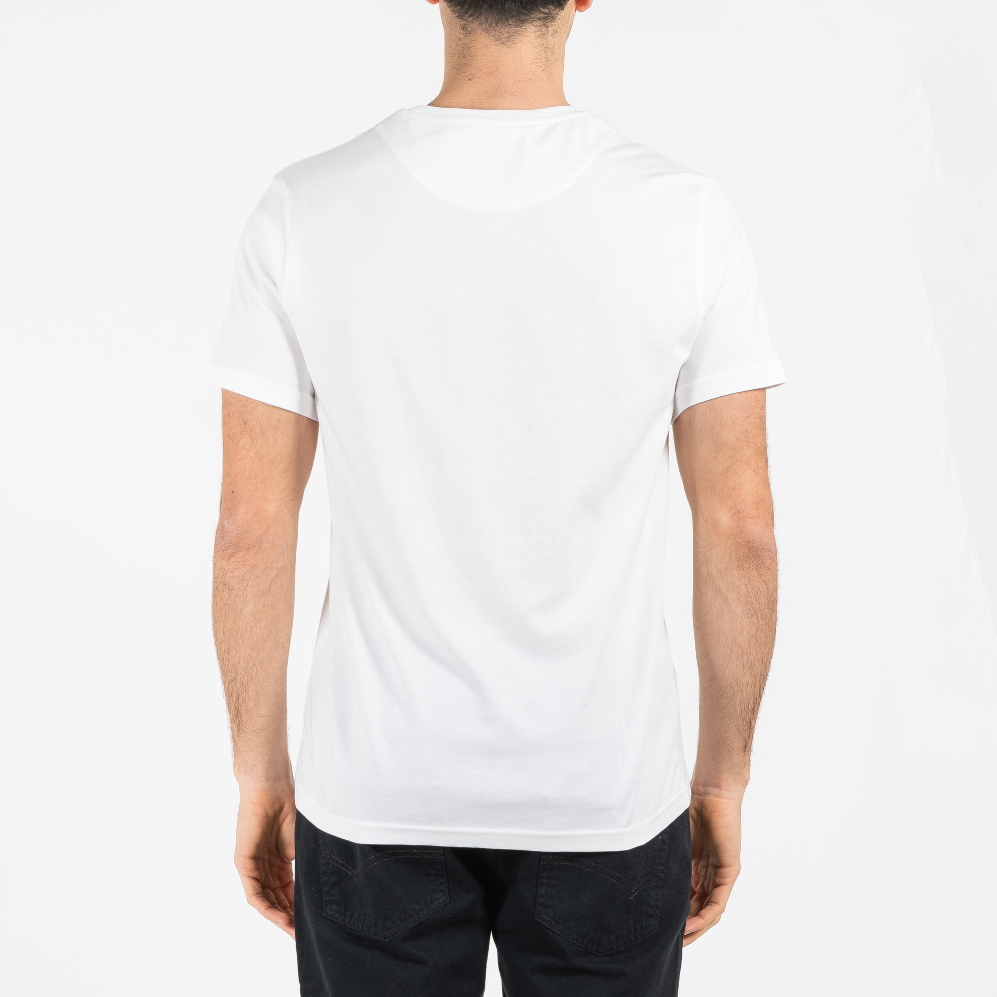 T-shirt jersey cotone organico con stampa narrow fit