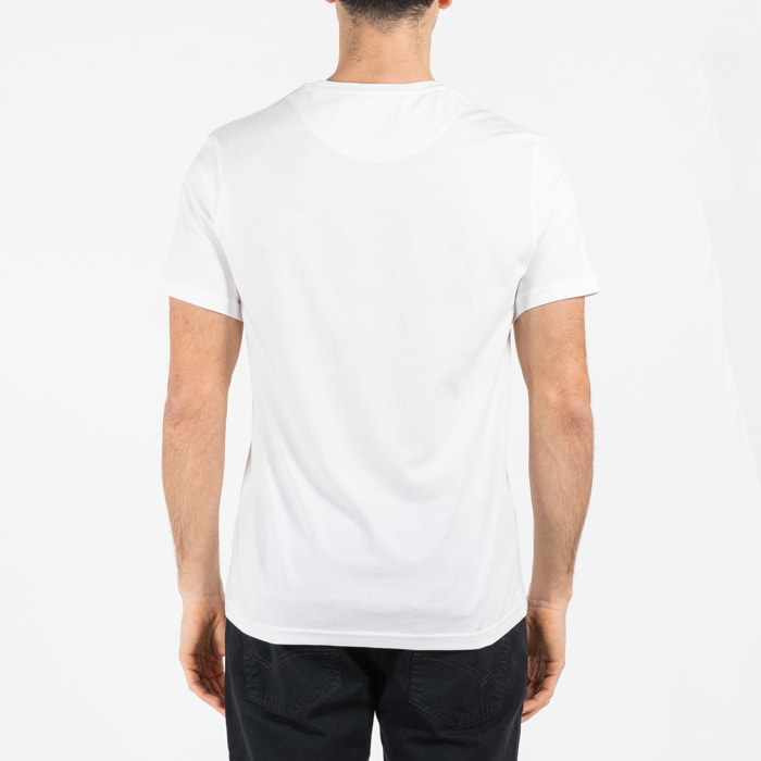 T-shirt jersey cotone organico con stampa narrow fit