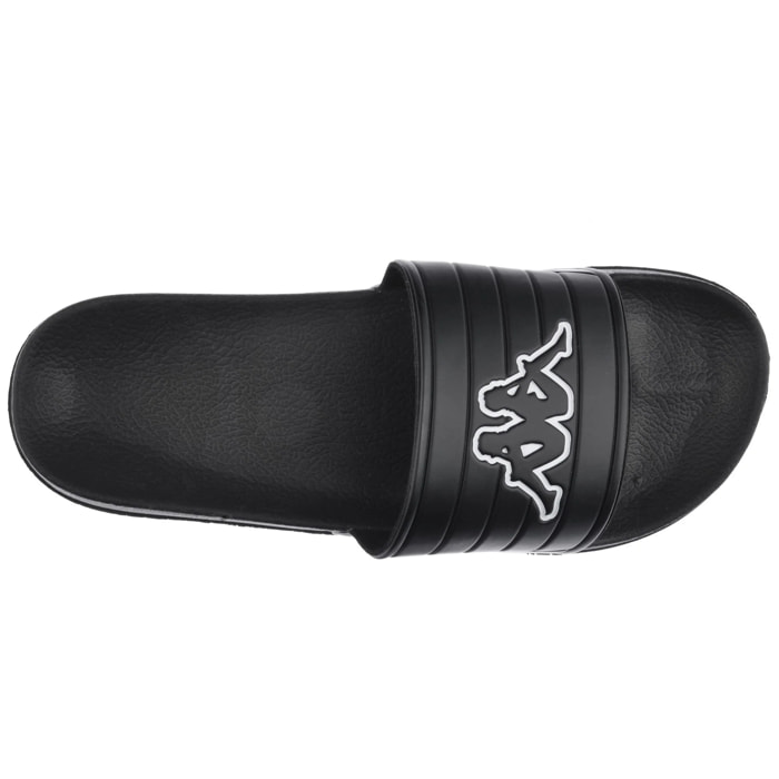 Kappa - Chanclas Hombre Mujer Negro - Logo Noles