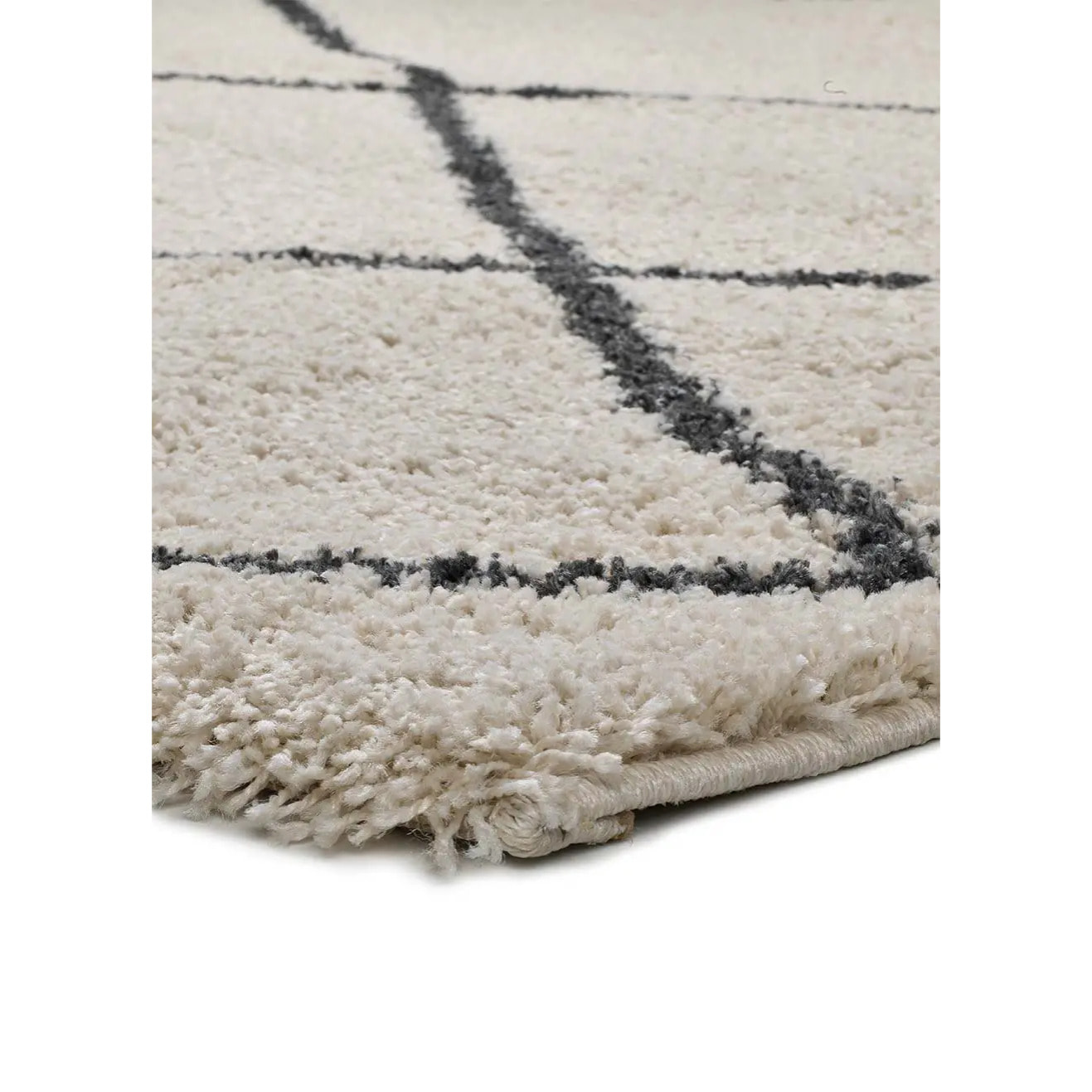 Alfombra de pelo largo Atlas Blanco, varias medidas disponibles