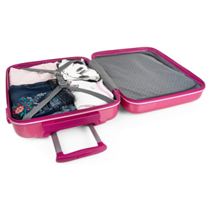 Maleta Pc Pequeña Itaca Stickers Fucsia