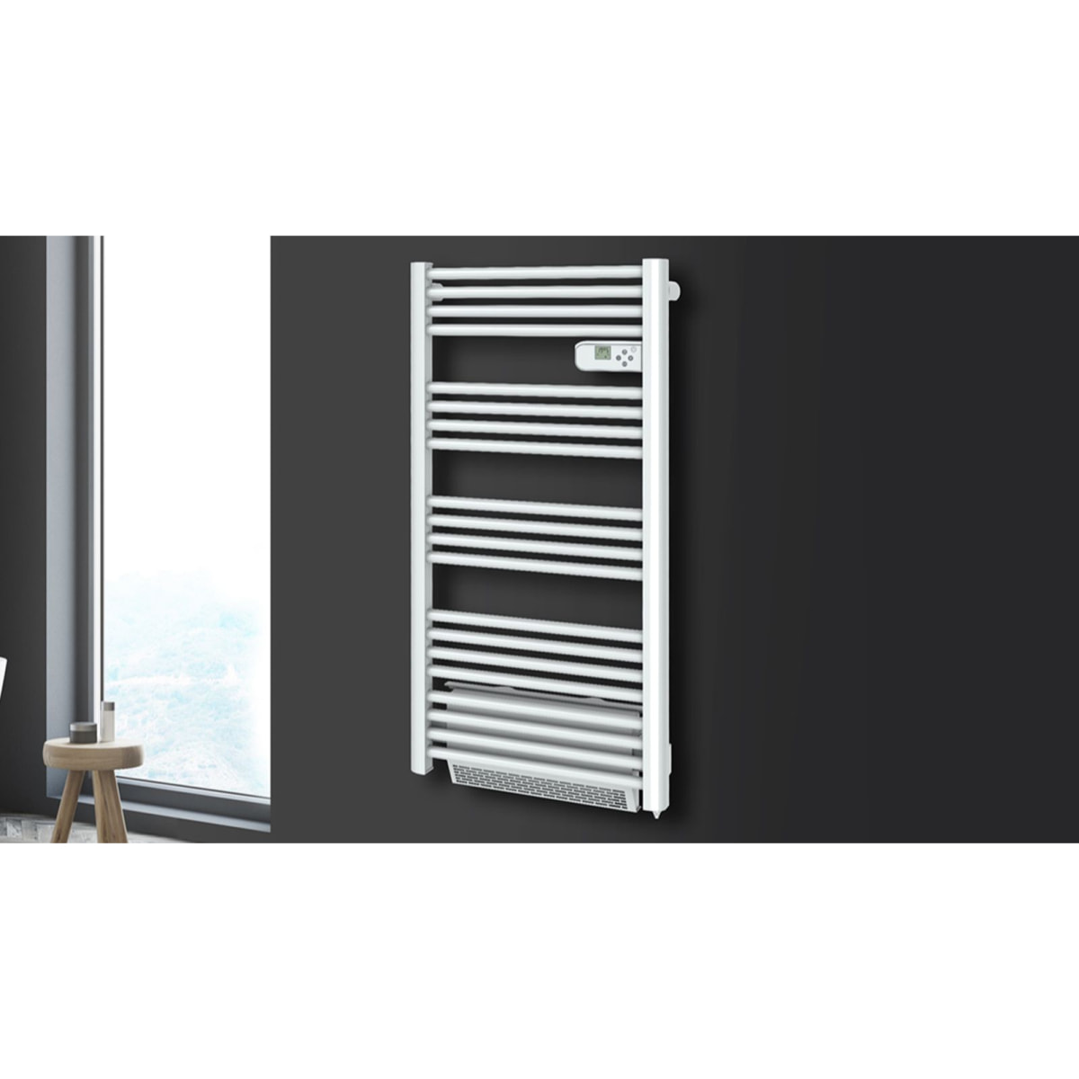 Radiateur seche-serviette 750w soufflerie 1000w