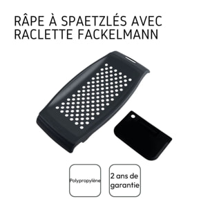 Lot de 2 râpes pour spaetzles maison 32 cmFackelmann