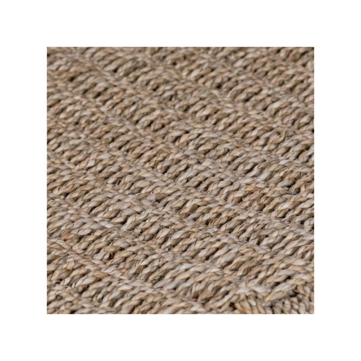 Chaise relax lounge en bois de teck et cannage cordes tressées - PIOU