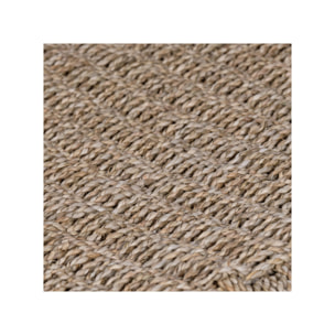 Chaise relax lounge en bois de teck et cannage cordes tressées - PIOU