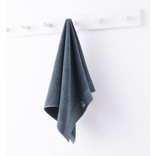 Juego de 3 toallas de baño 50x90cm, gris oscuro