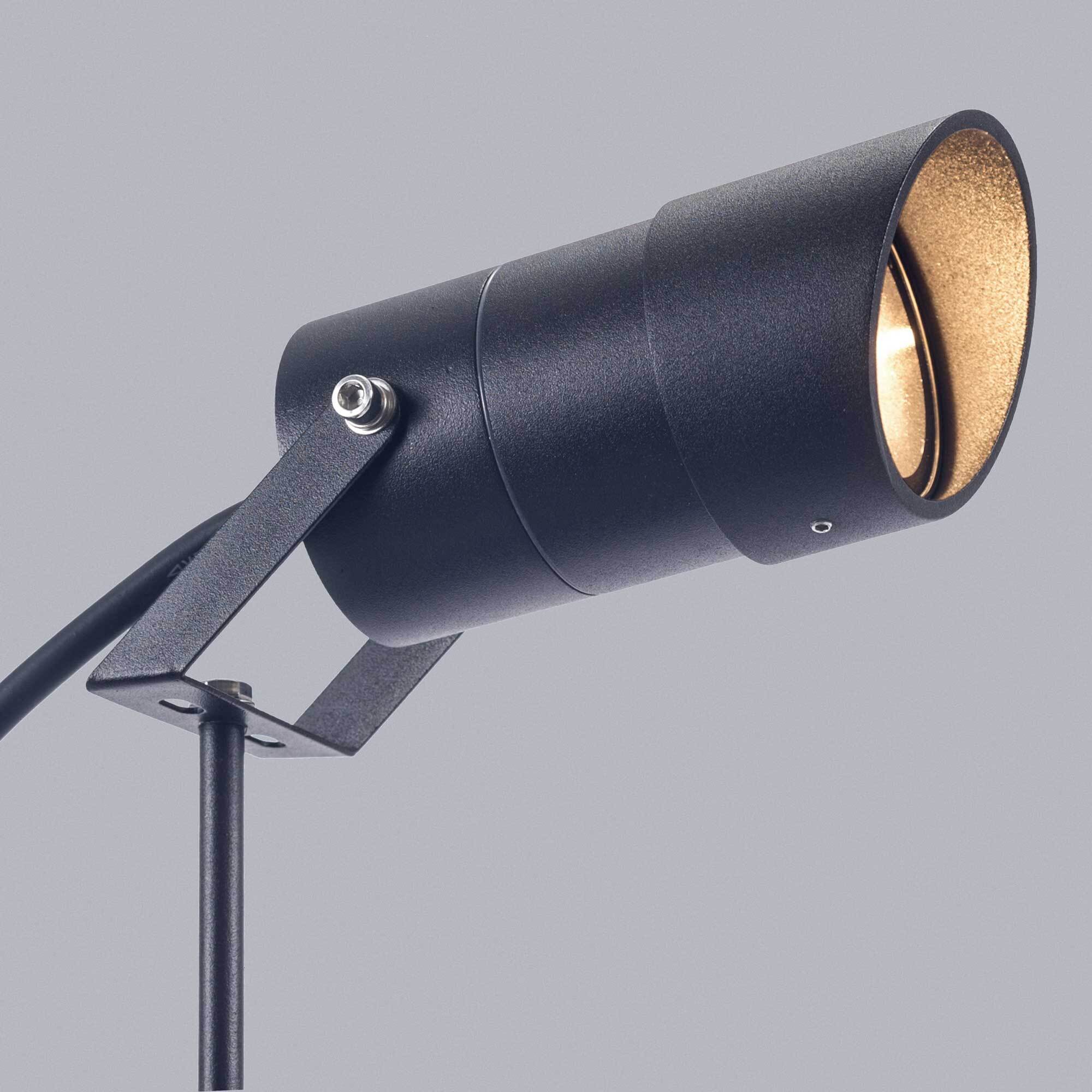 Forlight Ousia baliza negro para bombilla GU10