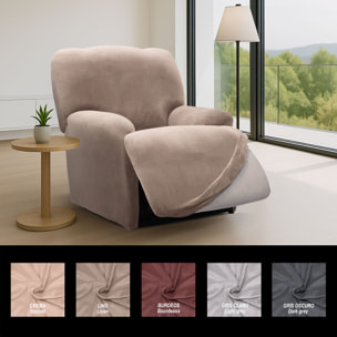 Funda TERCIOPELO ANTIMANCHAS Multi elástica para RELAX PIES JUNTOS modelo VERONICA