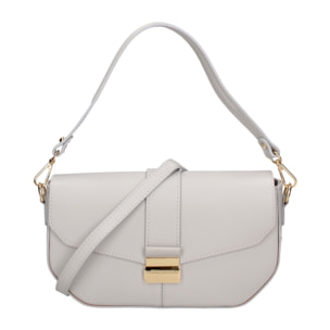 Borsa a spalla da donna - Modello False - Vera pelle - 27.0 x 15.0 x 7.0 cm