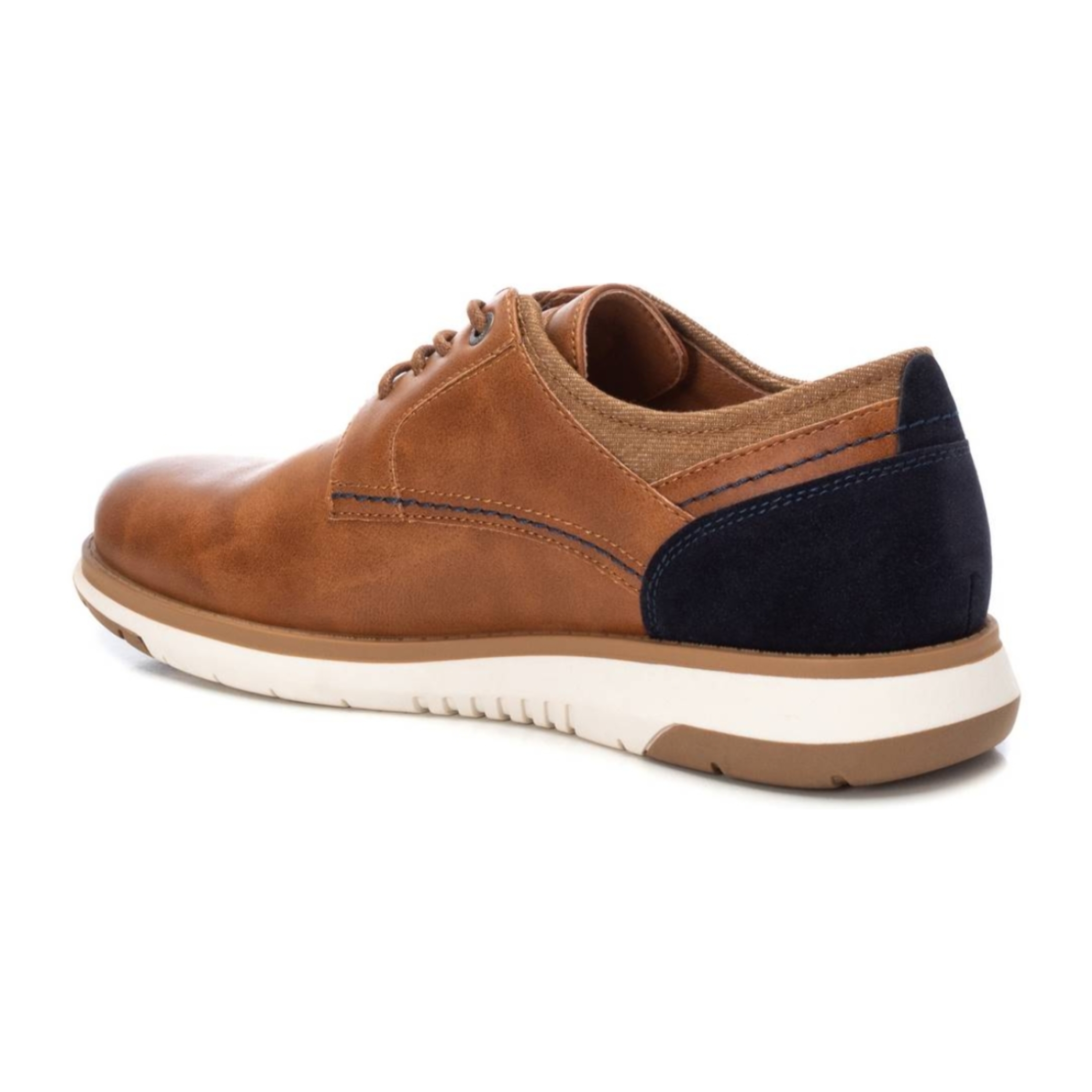 Zapato blucher/derby camel