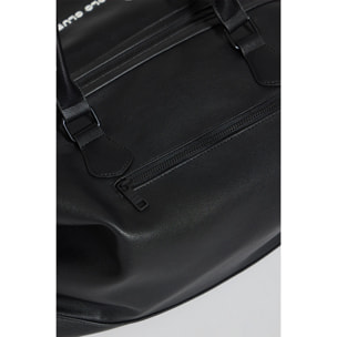 Bolsa negra Kent con cremallera y detalles Polo Club