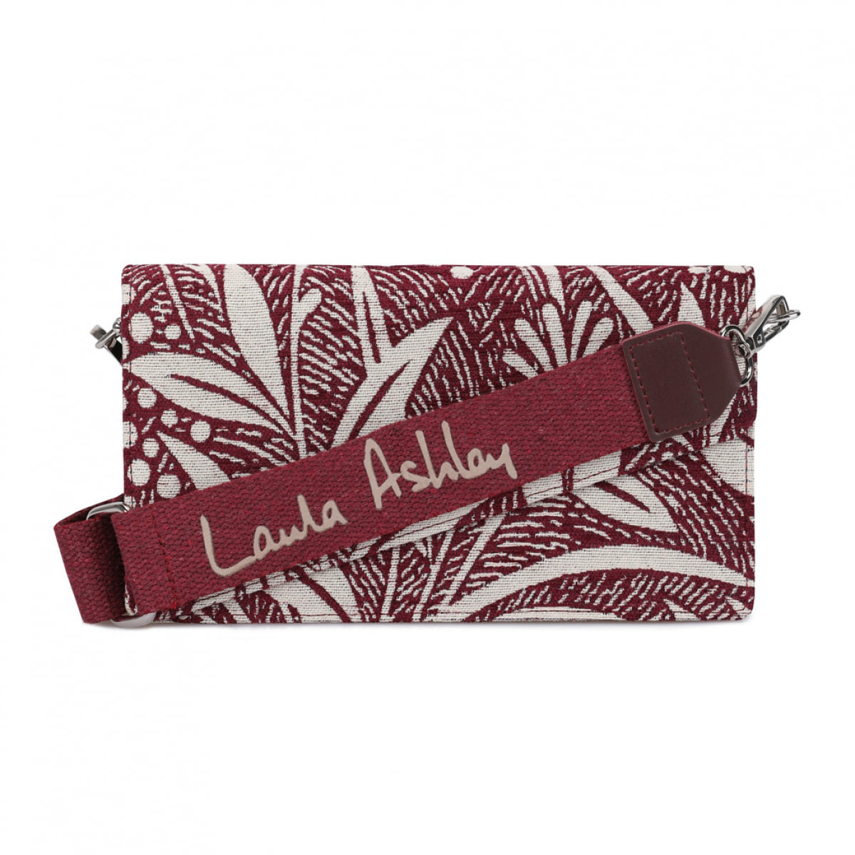 Laura Ashley Bolso para Mujer CRESTON-FLOWER-CLARET-RED