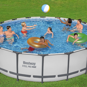 Bestway Piscine hors sol - Ronde - Steel Pro Max - 549 x 122 cm