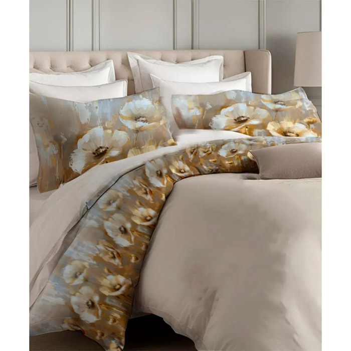 Completo Lenzuola Balzate 2 piazze Relax 143 100% Cotone e Made in Italy con stampa digitale HD