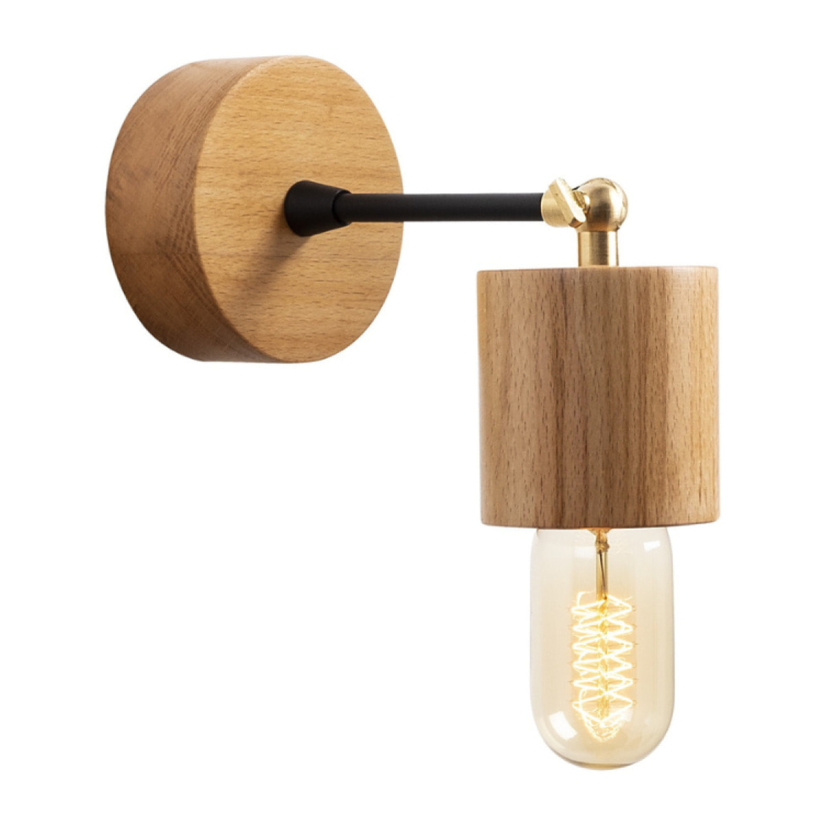 LIVE - Lampe murale design en bois