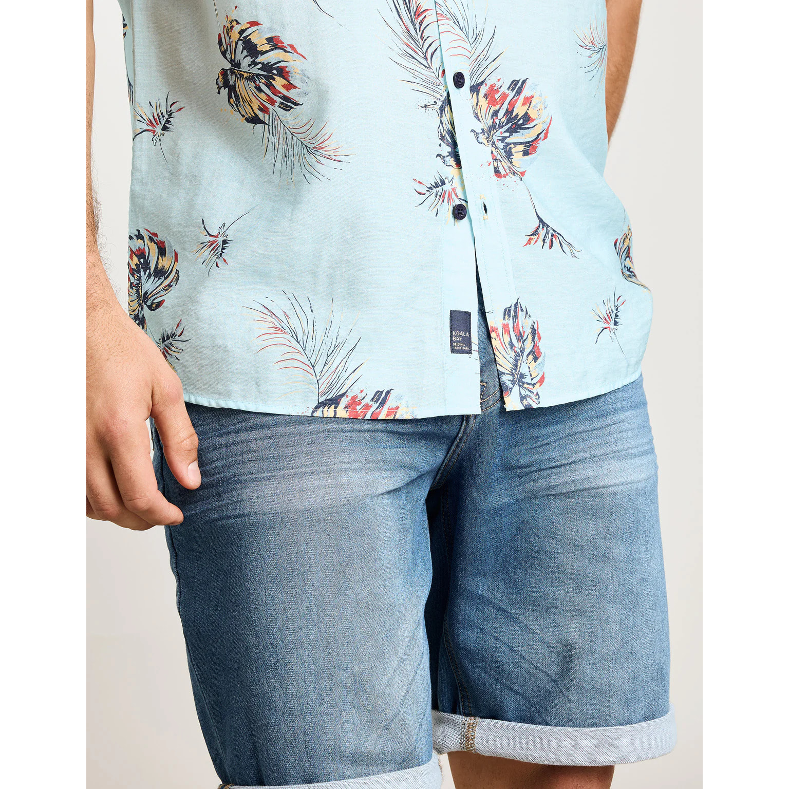 Camisa Manga Corta Azul Celeste - Chofy