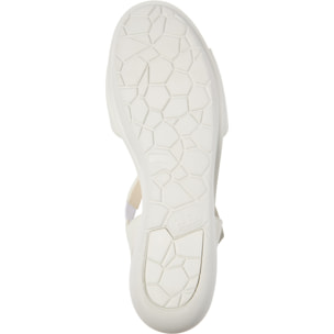 Sandalias - CAMPER Balloon - Blanco - Cuero/Tejido
