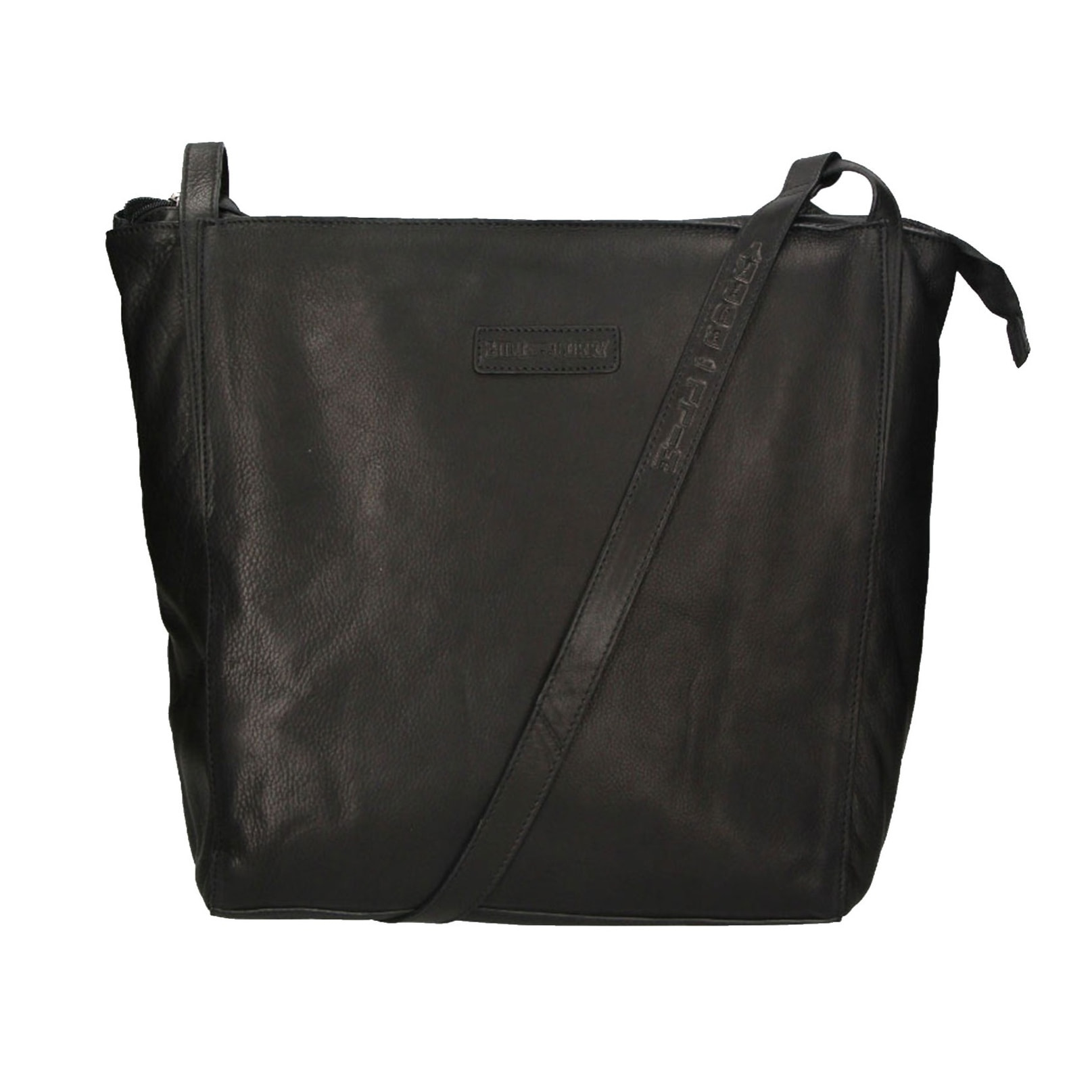 Borsa a tracolla da uomo - Modello False - Vera pelle - 37.0 x 36.0 x 14.0 cm