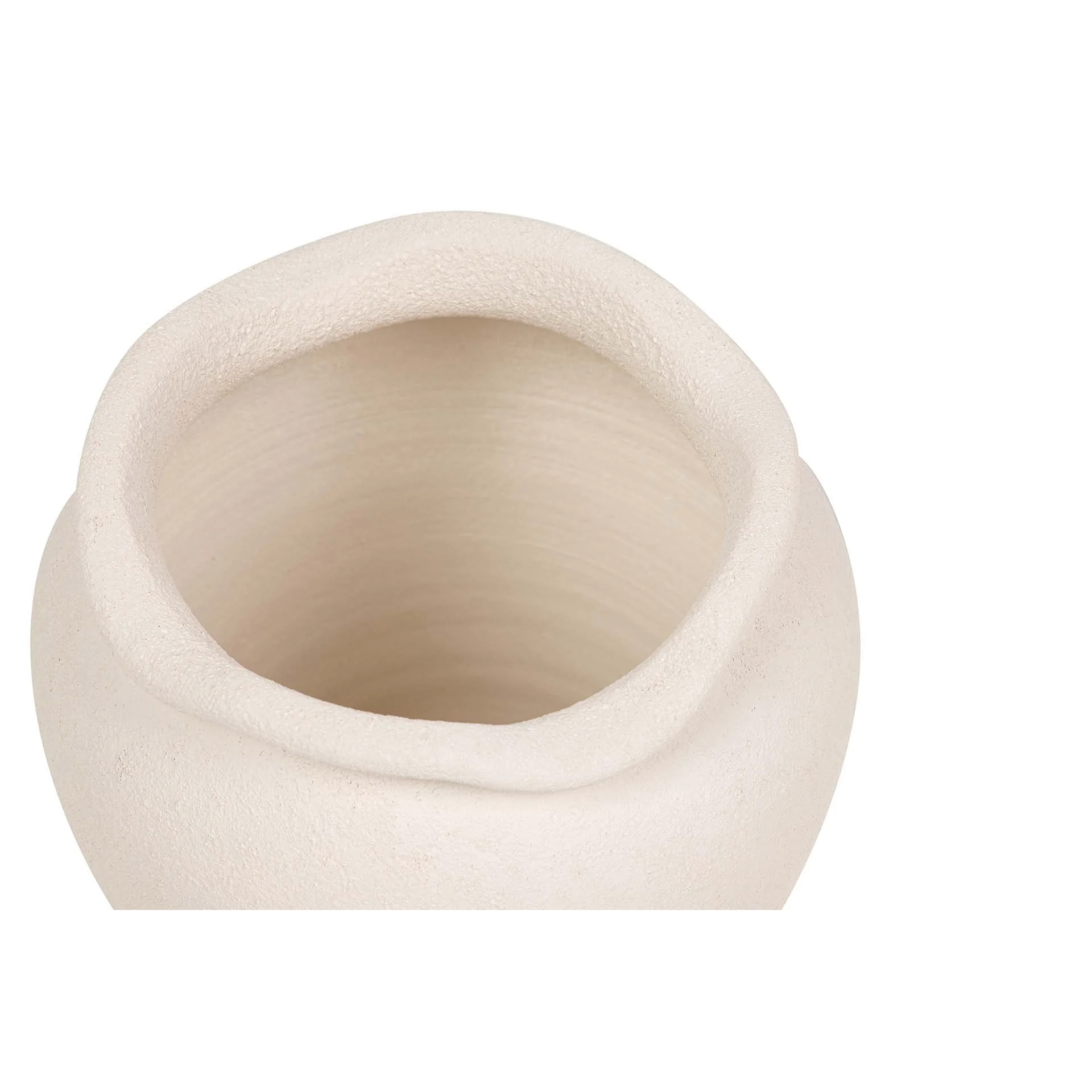 Macetero Ceramica Beige 34x34x33 Cm