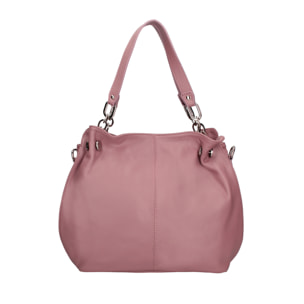 Borsa a spalla da Donna Charlotta in Vera Pelle Made in Italy 30x38x12 cm