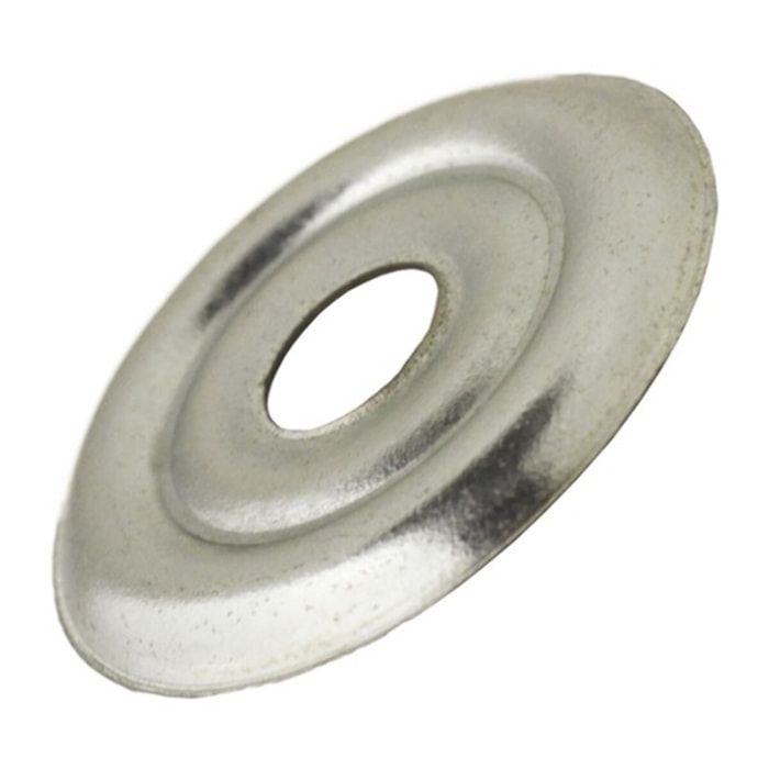 Rosace plate en acier zingué - 30 mm - Boite de 100 - SCELL-IT - RP30