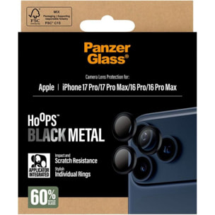 Protège objectif PANZERGLASS iPhone 17 Pro/ Pro Max protège objectif