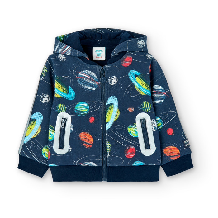 Chaqueta felpa de bebé niño -BCI