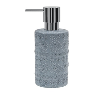 Distributeur de savon Porcelaine RELIEF Gris Spirella