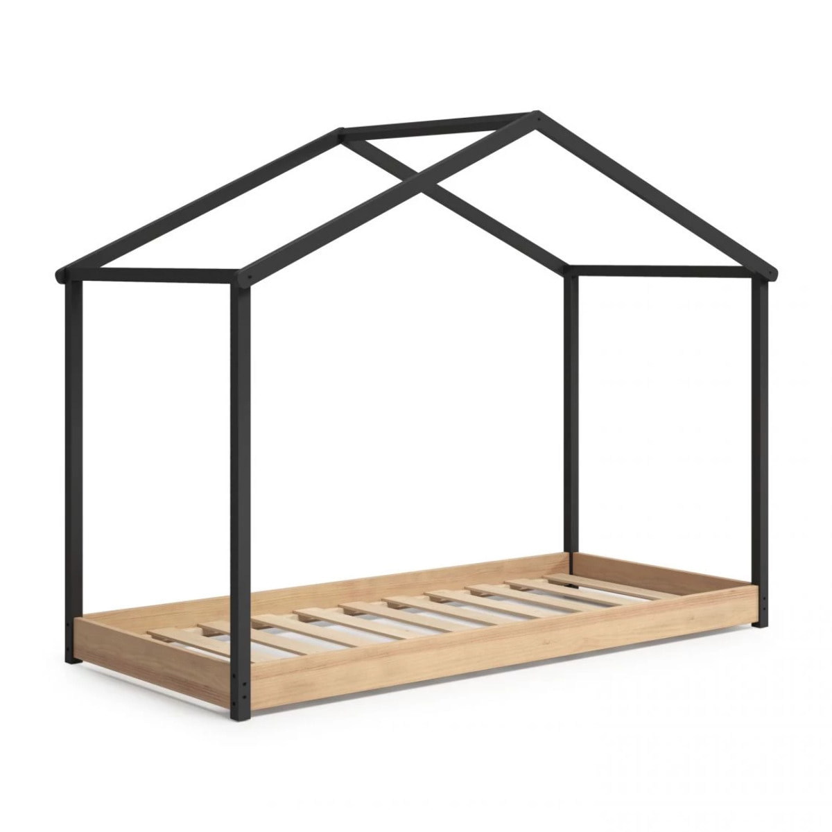 Cama cabaña Hyte Antracita - Pino