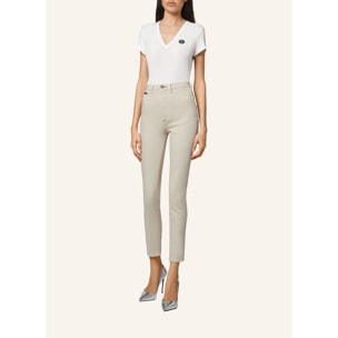 PHILIPP PLEIN Jegging a vita alta ICONIC PLEIN