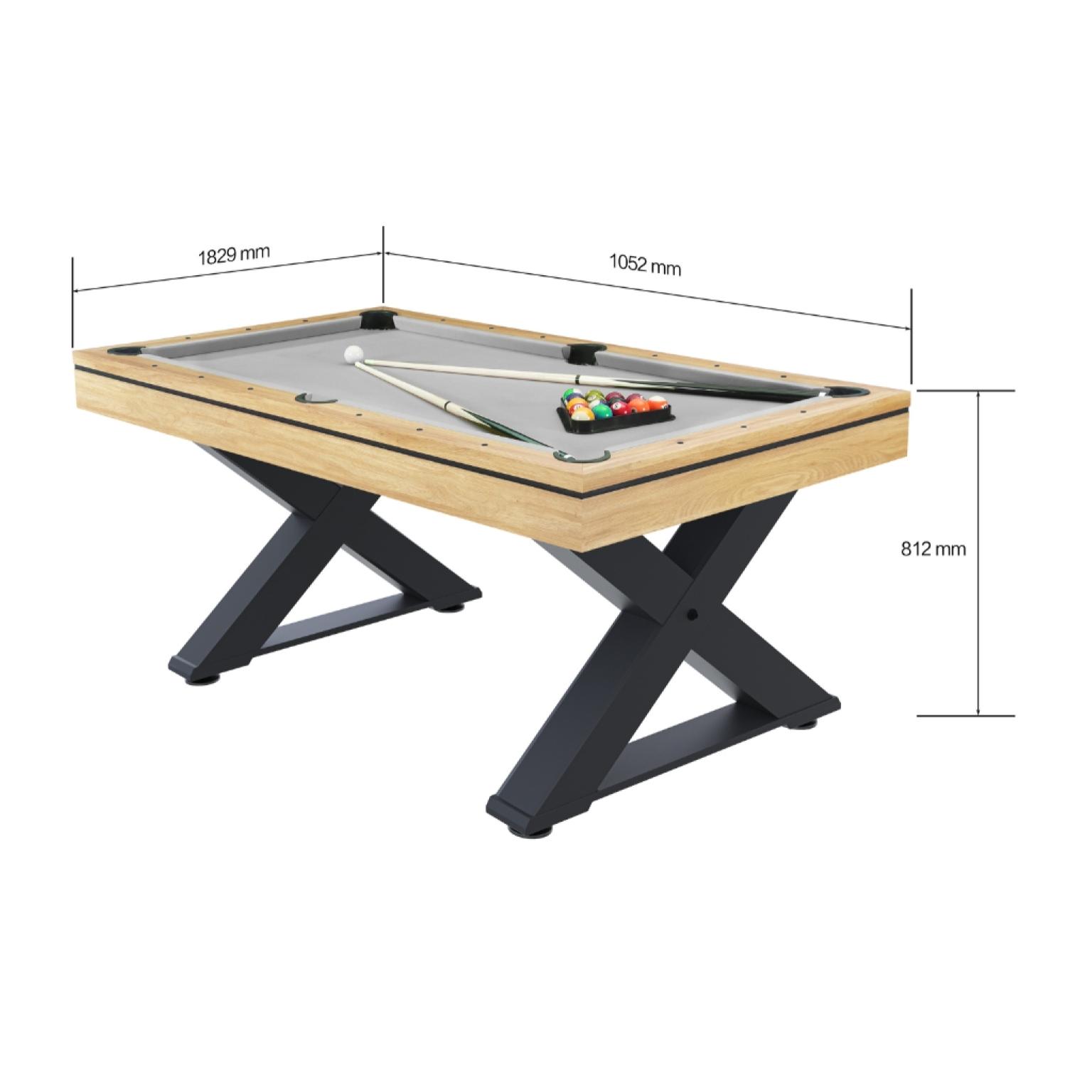 Table multi-jeux, ping-pong et billard en bois ARIZONA