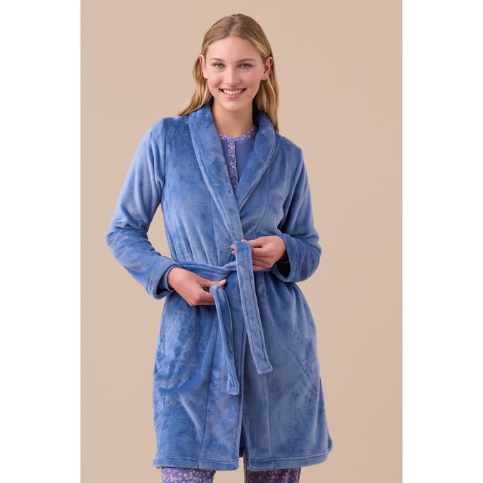 Vestaglia donna coral articolo unito. Noidinotte