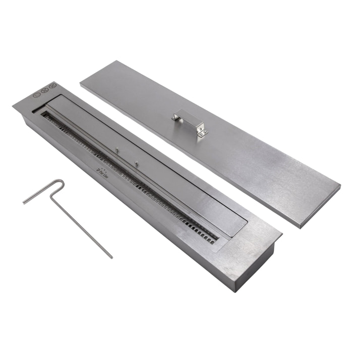 Bloque de combustión tamaño medio con fibra cerámica y regulador de llama F9690 PURLINE 5000 W