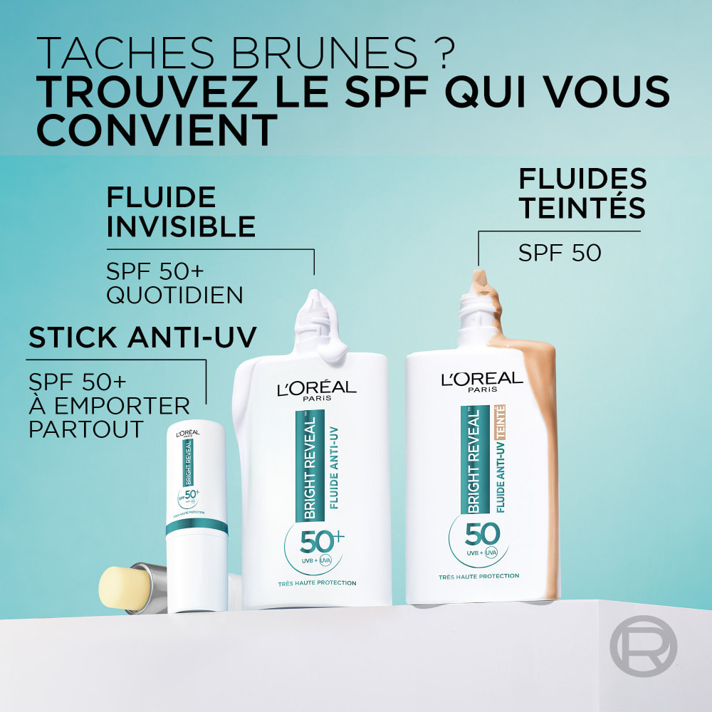 L'Oréal Paris Bright Reveal Stick Anti-UV SPF50+ Anti-Taches Vitamine E 9ml