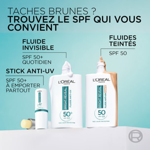 L'Oréal Paris Bright Reveal Stick Anti-UV SPF50+ Anti-Taches Vitamine E 9ml