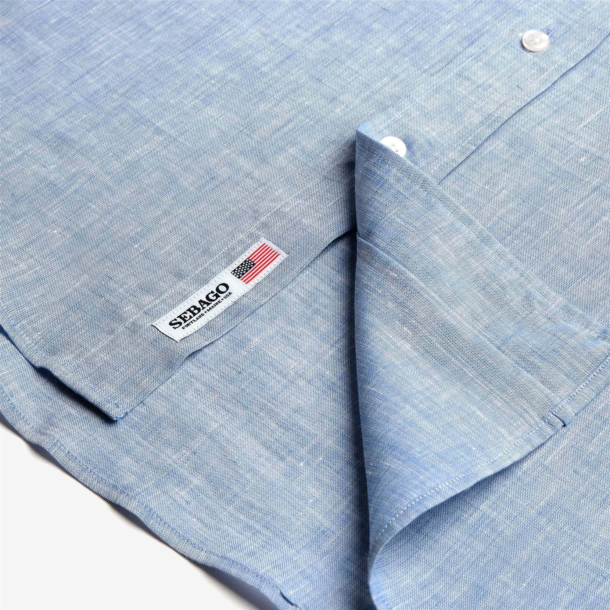 Camicie Sebago Uomo Donna Blu OSBORN