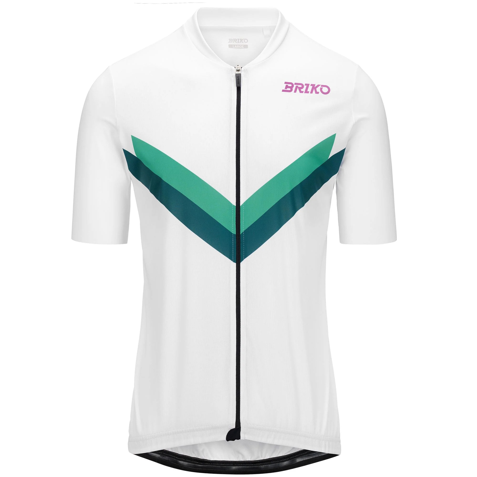 Briko - Maglie gioco, Uomo, Bianco - MAZE STRIPE JERSEY