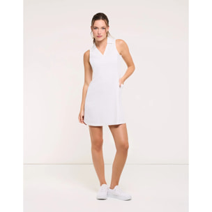 Vestido Polo Corto Blanco - Ditara