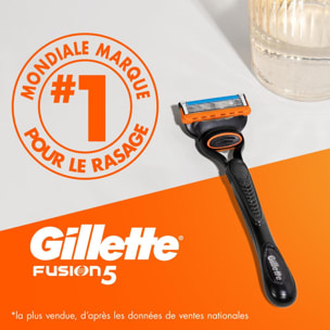Rasoir Gillette Fusion5 - 1 Rasoir Gillette, 3 Recharges De Lames