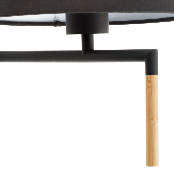 RON Applique gris foncé/black