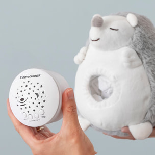 Erizo de Peluche con Ruido Blanco y Proyector Quitamiedos Spikey InnovaGoods