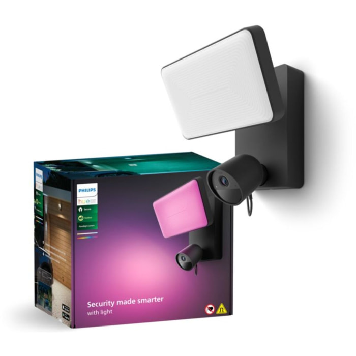 Caméra de surveillance PHILIPS HUE HUE Secure 1080p Floodlight filaire