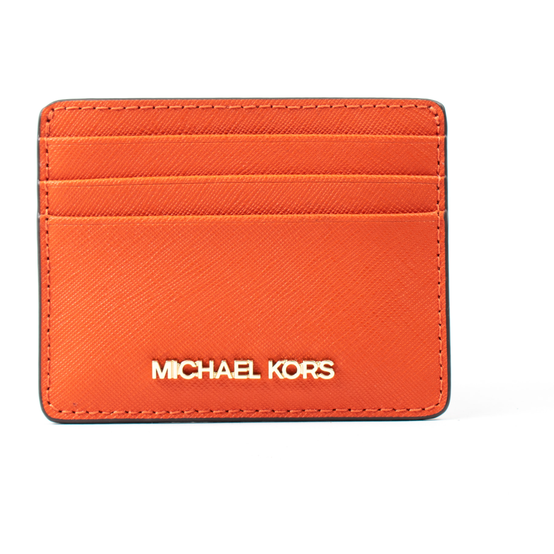 Michael Kors Tarjetero para Unisex 35H6GTVD7L-RED-CLAYJet set travel