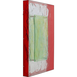 Tableau Crumple 60x90cm jaune Kare Design