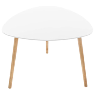 Table d'appoint "Mileo" blanche