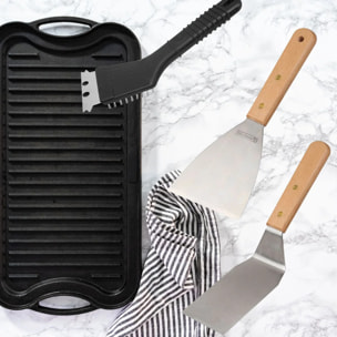 Ensemble 3 ustensiles professionnels pour plancha FM Professional