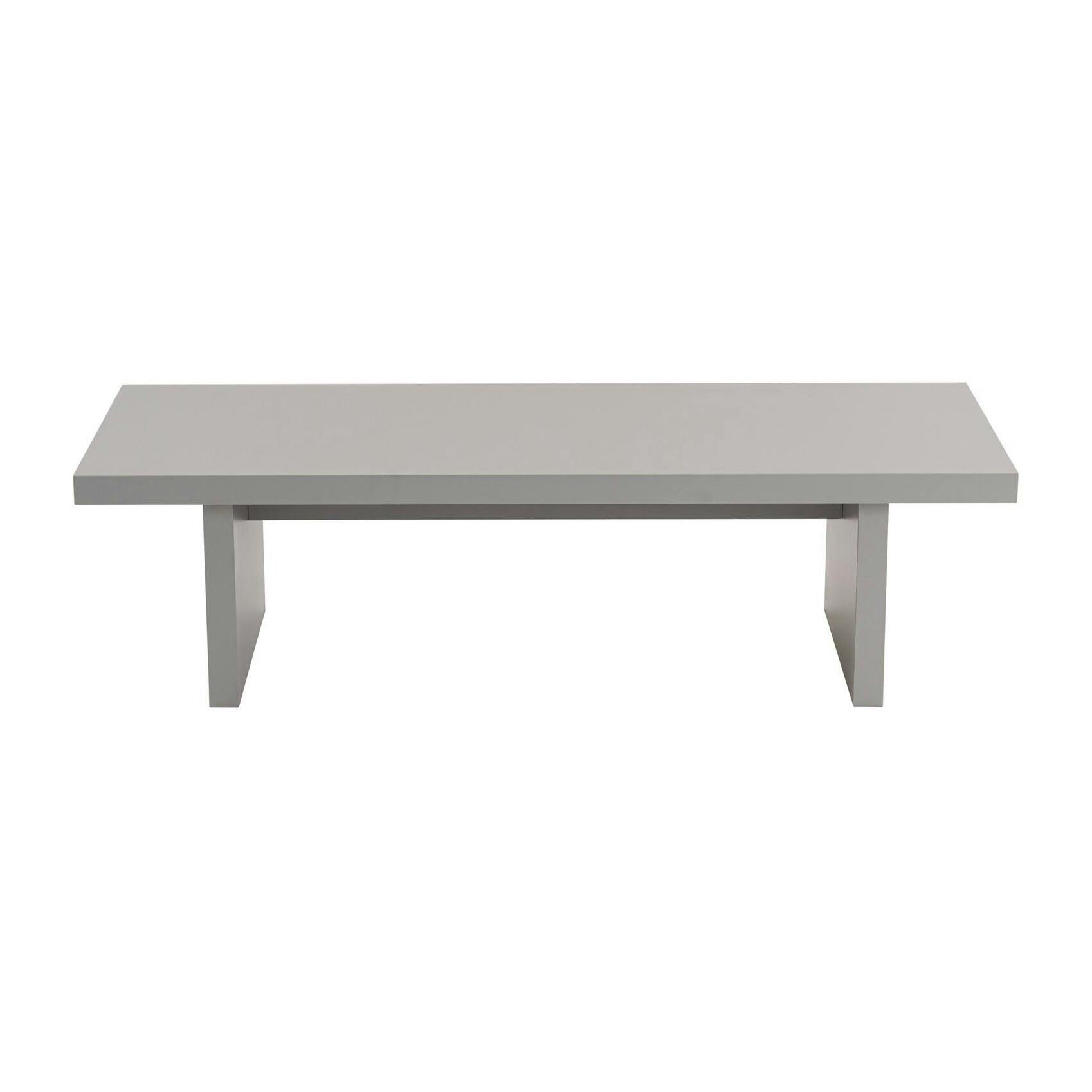 Table basse gigogne design – effet gris laqué (3 pièces) MARFA