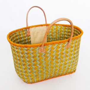 Panier artisanal Toama MM Safran