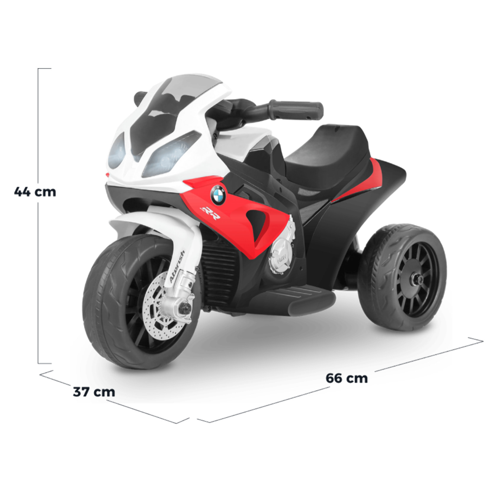 Moto eléctrica niños BMW S1000 RR triciclo infantil 6V +18 meses